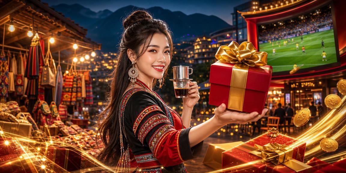 Du khách Sapa thưởng thức cà phê và truy cập casino trực tuyến trên điện thoại